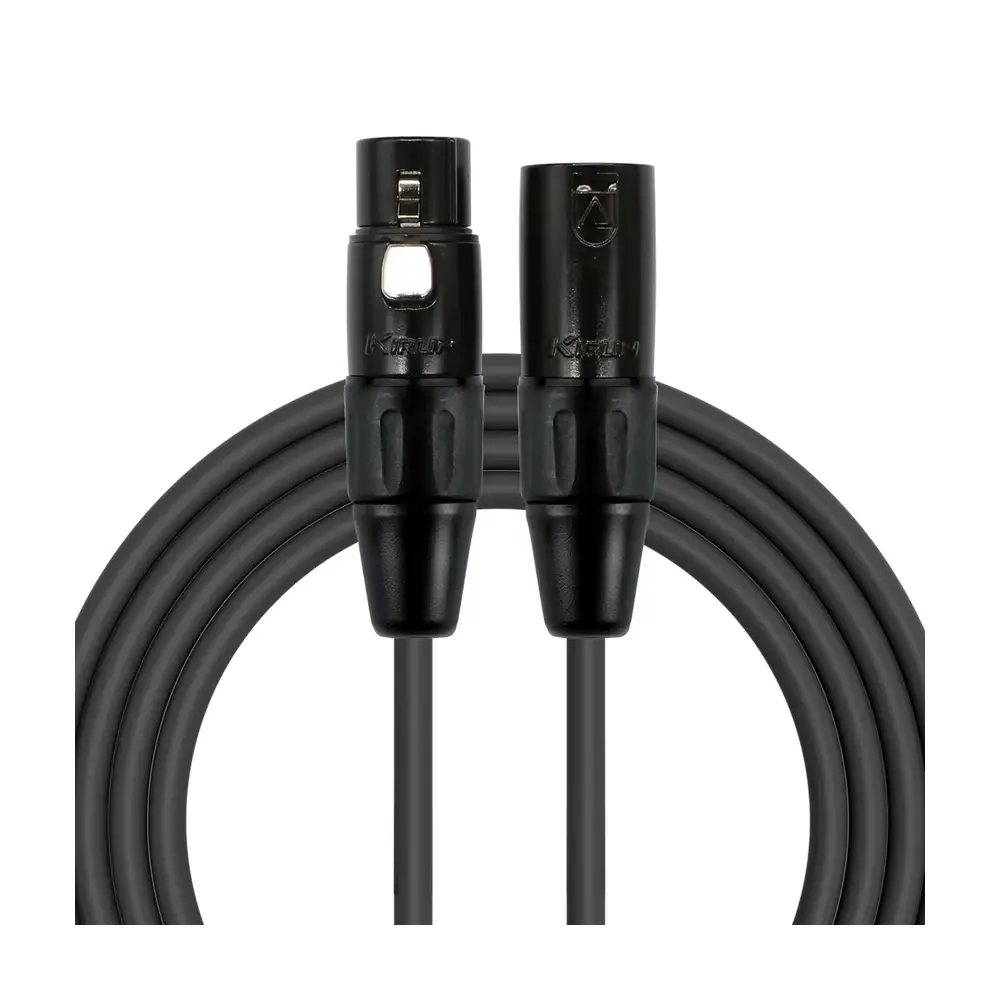 KIRLIN MPC-270PB XLR 麥克風線 黑色 公母平衡式 3M 6M