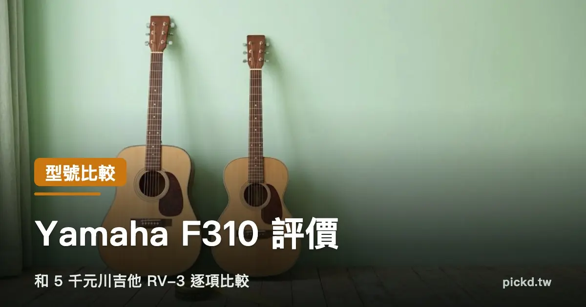 Cover Yamaha F310 Review