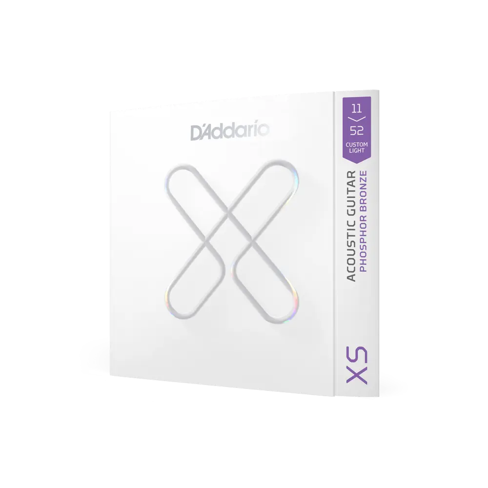 D'Addario XS 塗層磷青銅木吉他弦 XSAPB1152 弦徑 11-52 包裝盒