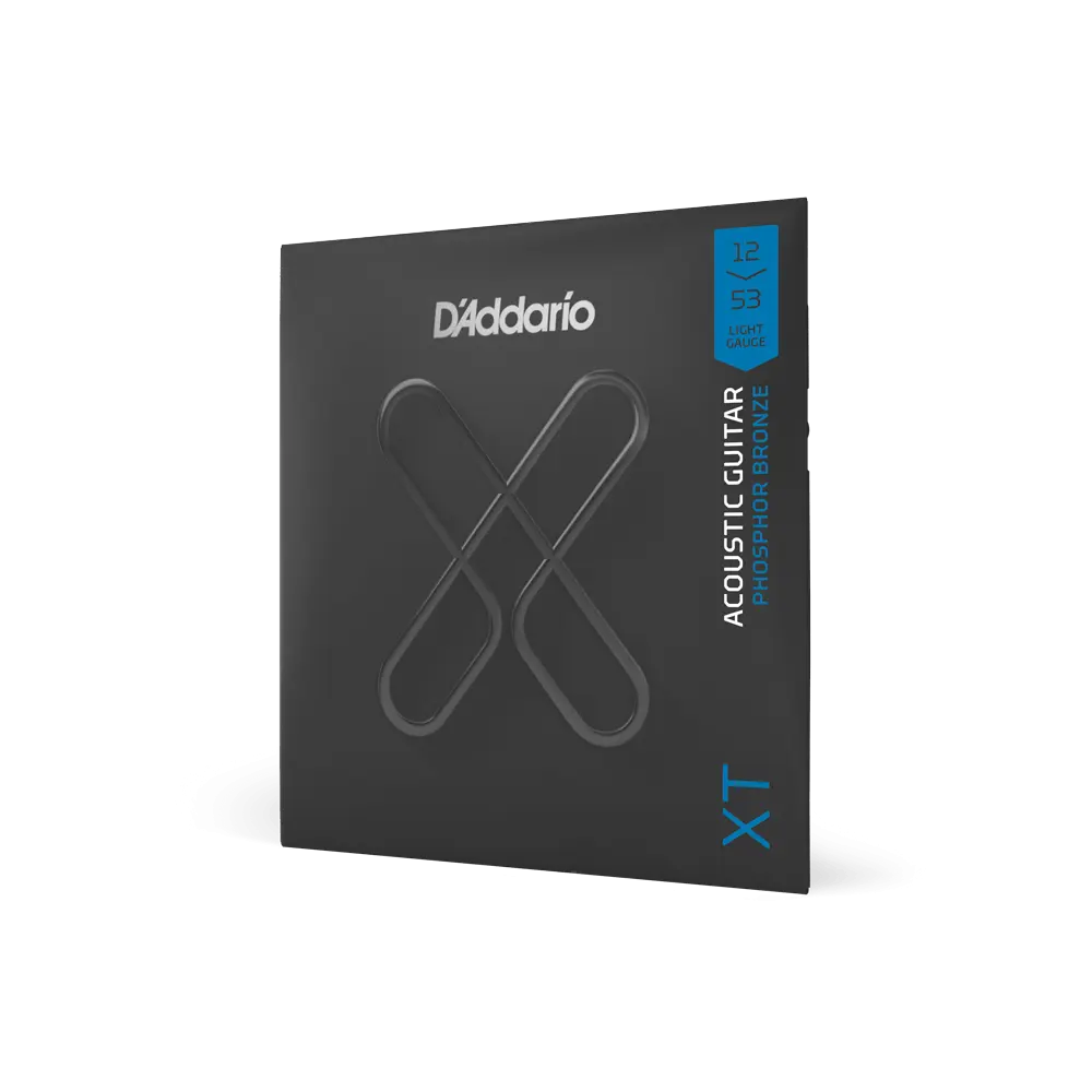 D'Addario XT 塗層磷青銅木吉他弦 XTAPB1253 弦徑 12-53 包裝盒
