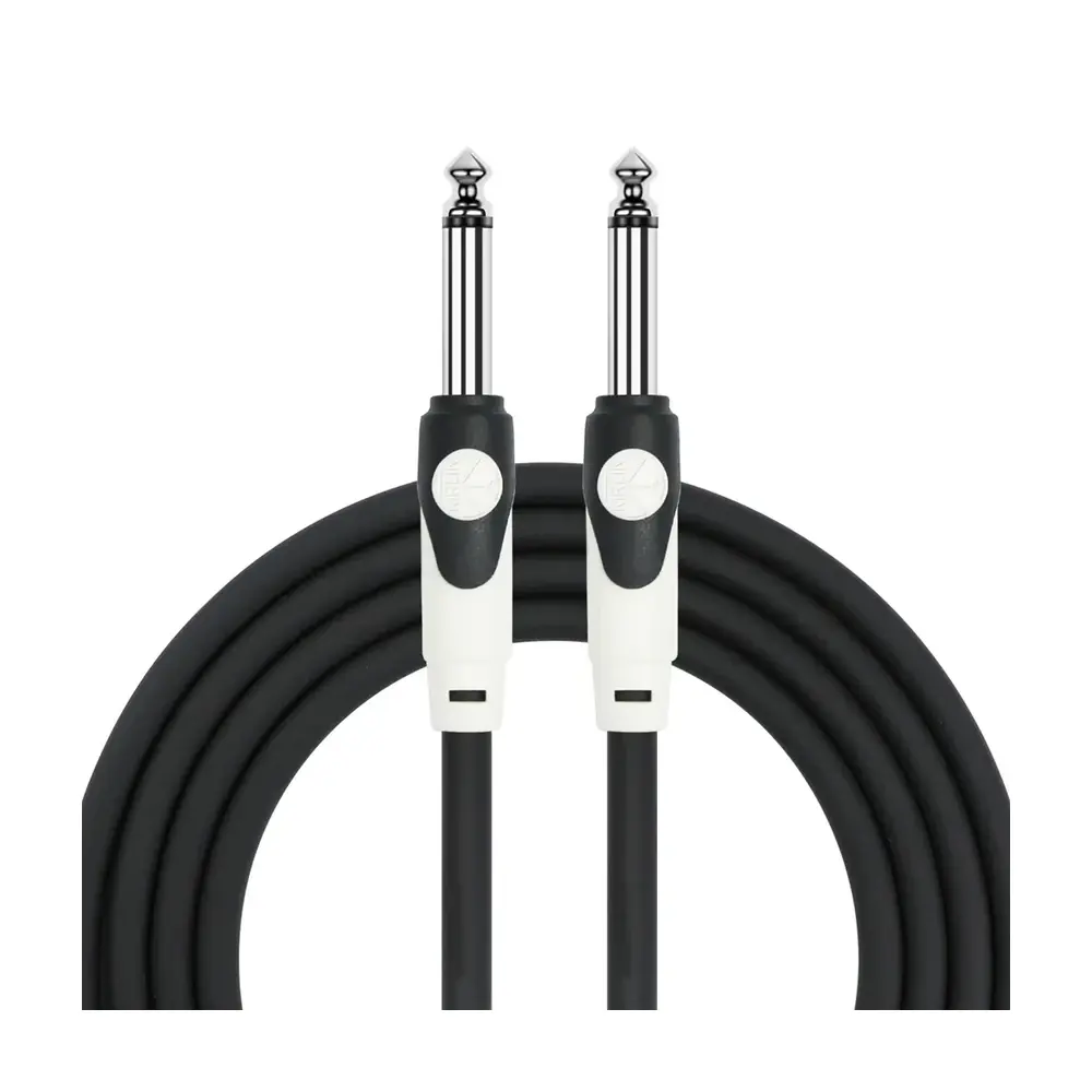 KIRLIN LGI-201 樂器導線 黑色 6.3mm 雙直頭 3M 6M