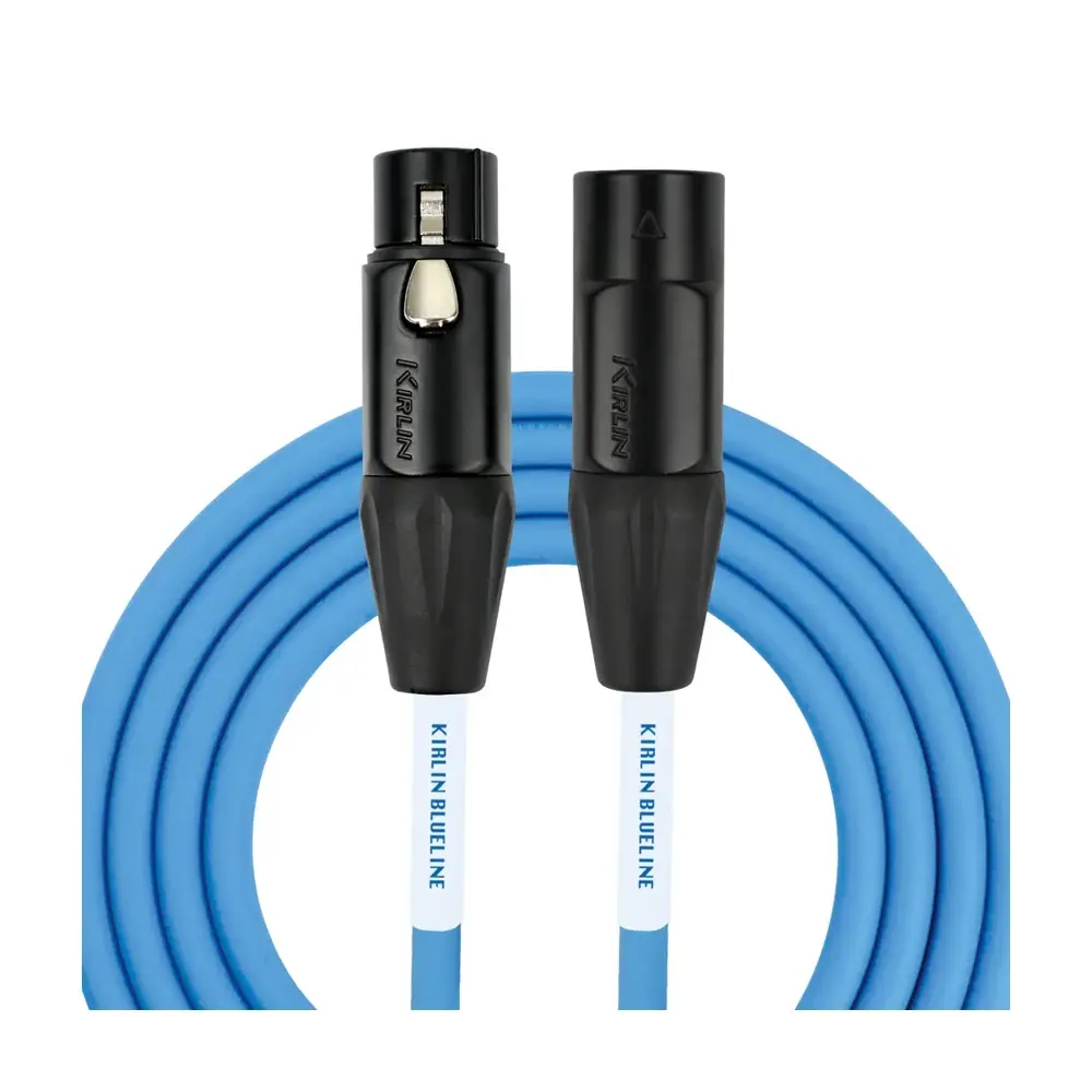 KIRLIN BLM-220BEG 高階 XLR 麥克風線 藍色 20AWG 公母平衡式