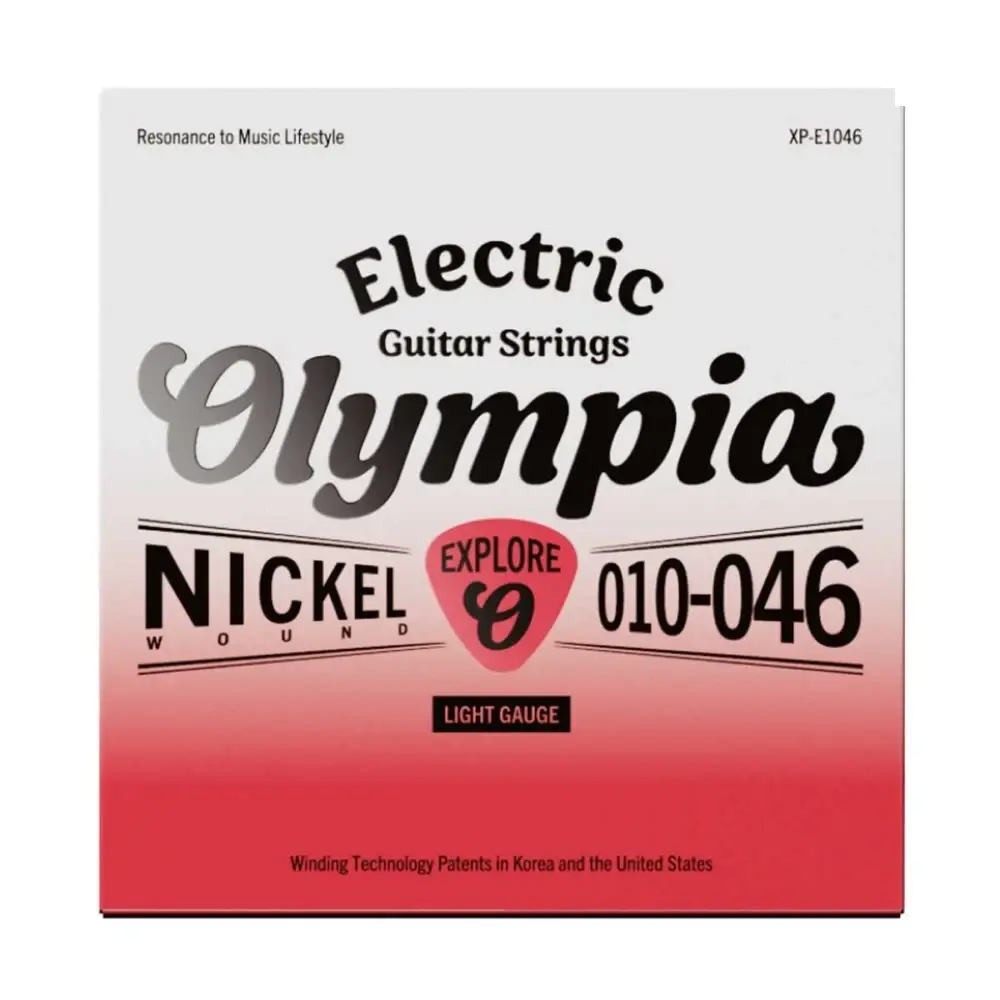 Olympia XP-E1046 探索者系列鎳纏繞電吉他弦 弦徑 10-46 包裝